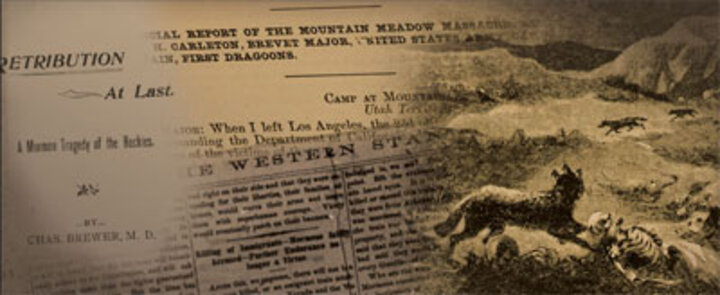 Promotional image for Mountain Meadows Massacre.