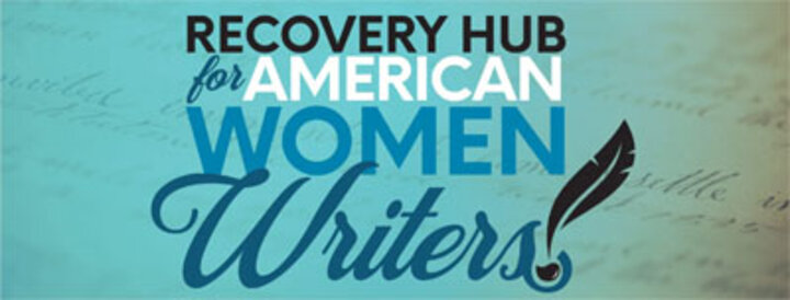 Promotional image for Recovery Hub for Women Writers.