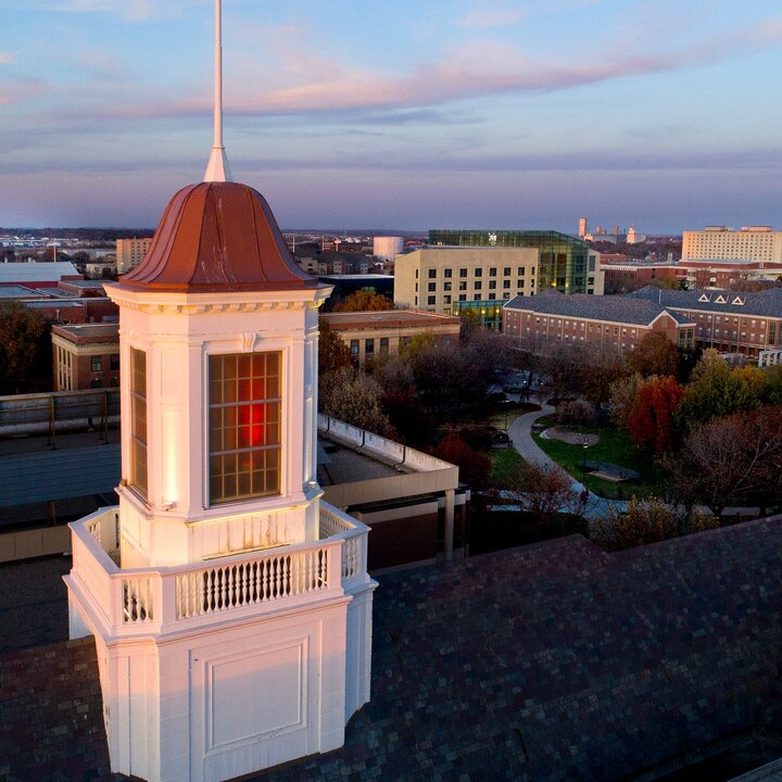 Love Library cupola