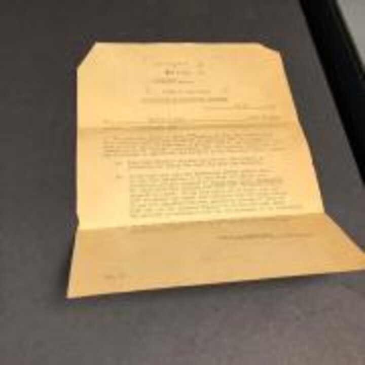 Photo of item on scanner bed.