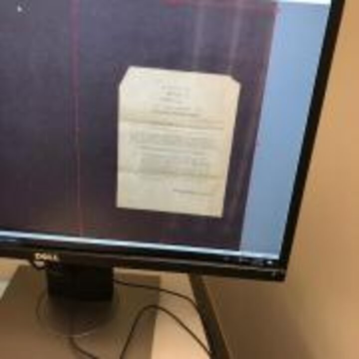 Photo showing scanning result.