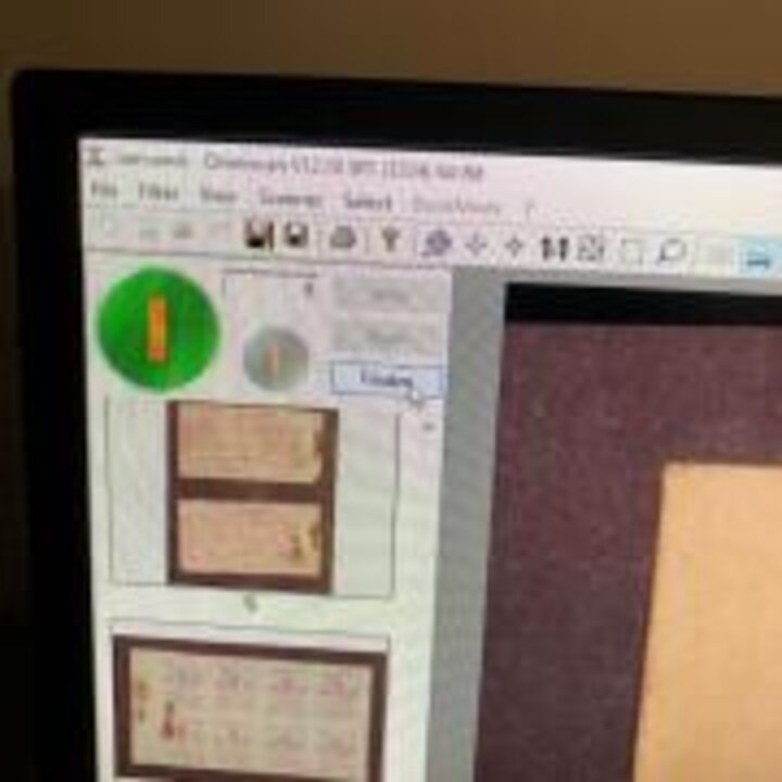 Photo showing the "Finalize" button selected.