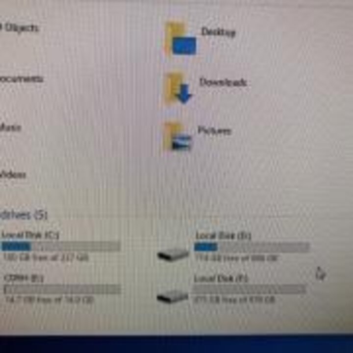 Screen capture of D drive content.