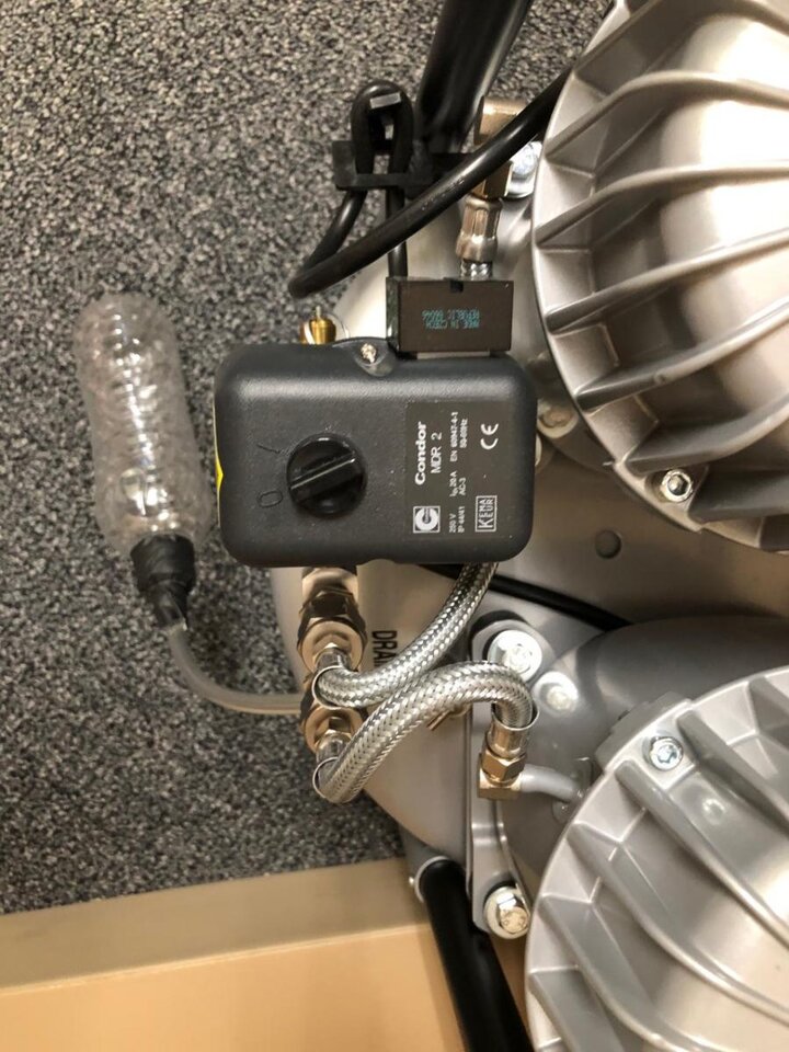 Photo of air compressor.